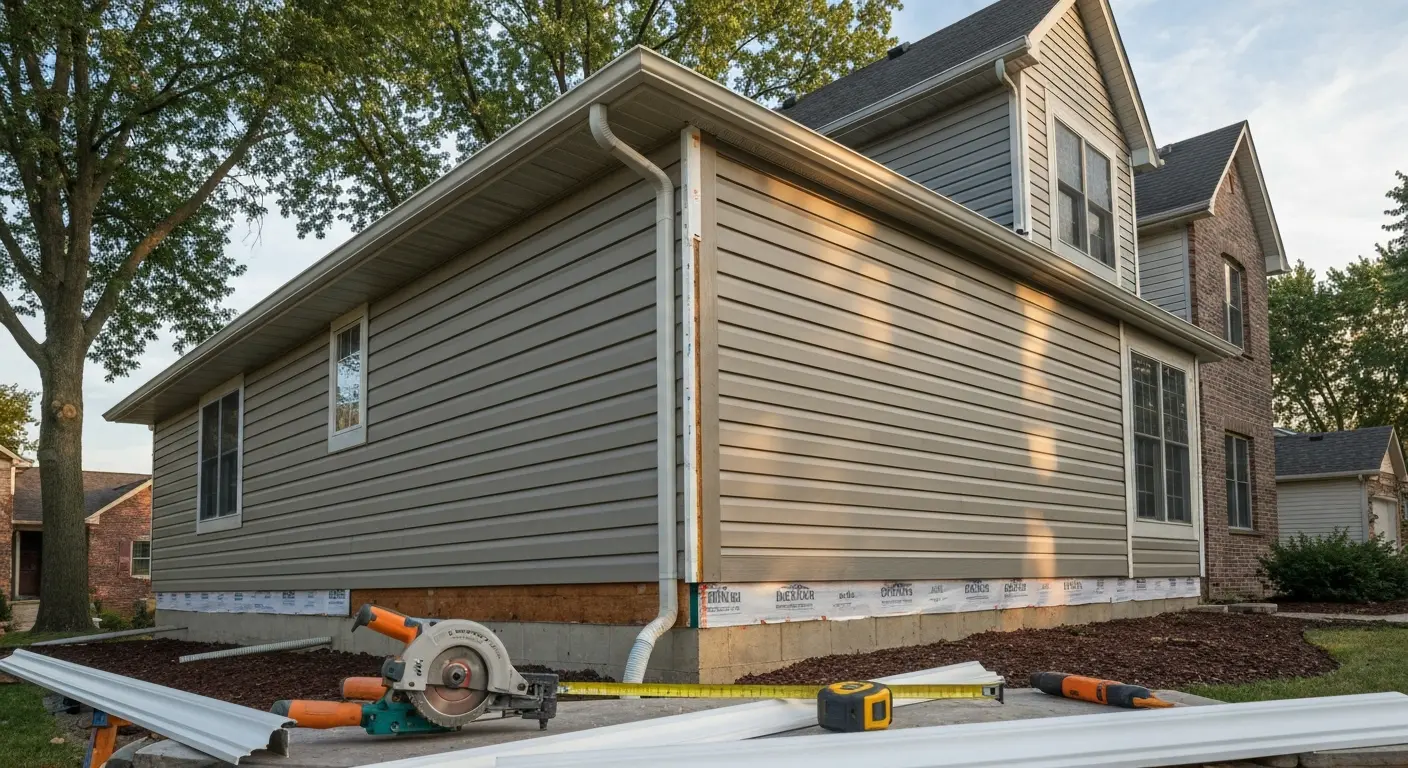 Siding replacement project