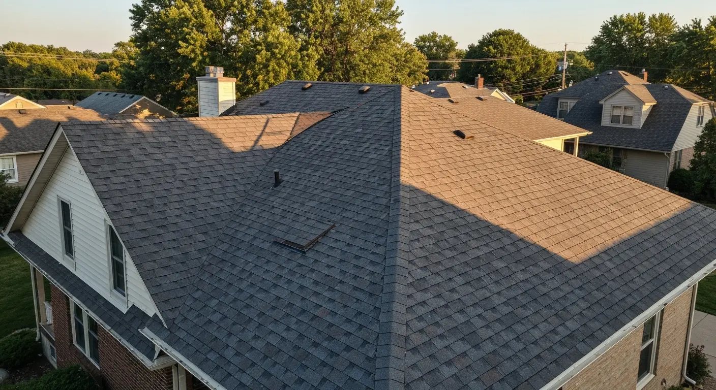 New roof installation