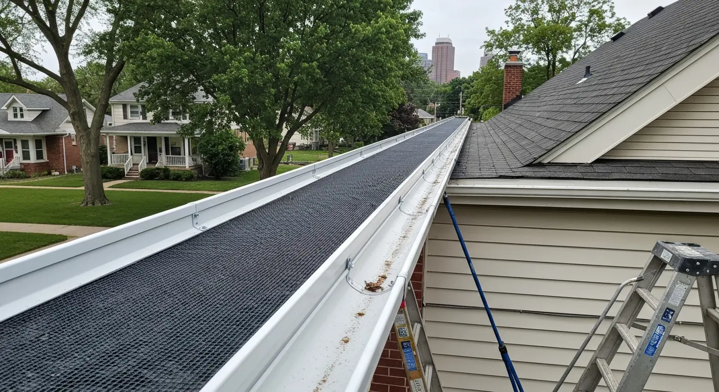 Gutter guards installation