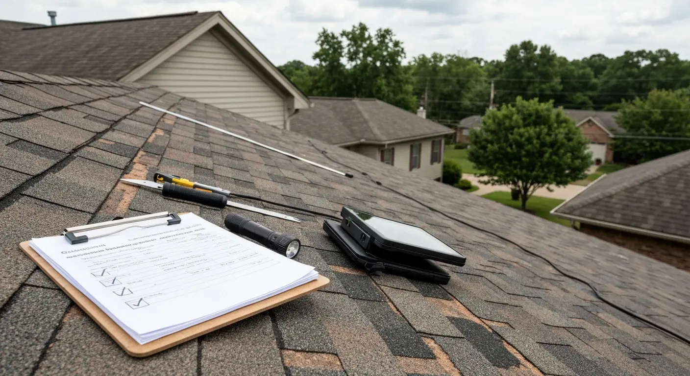 Storm damage inspection