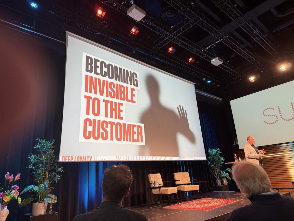 Slide: Becoming invisible to the customer
