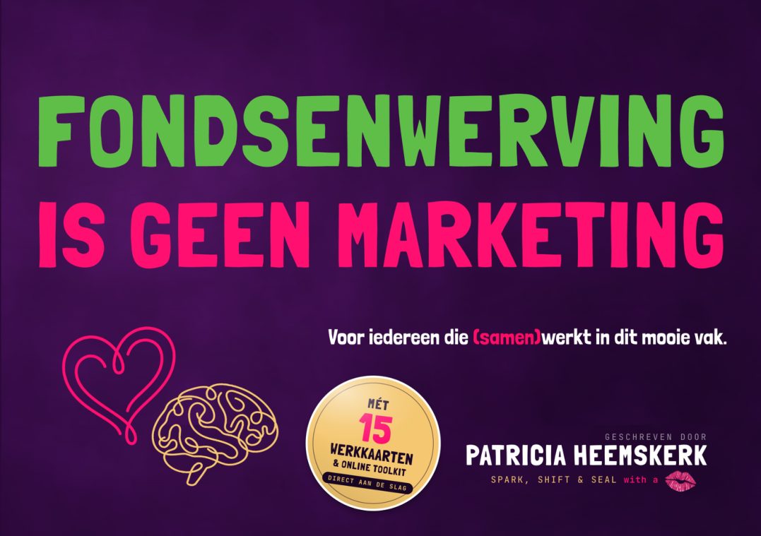 Omslag van het boek Fondsenwerving is geen marketing