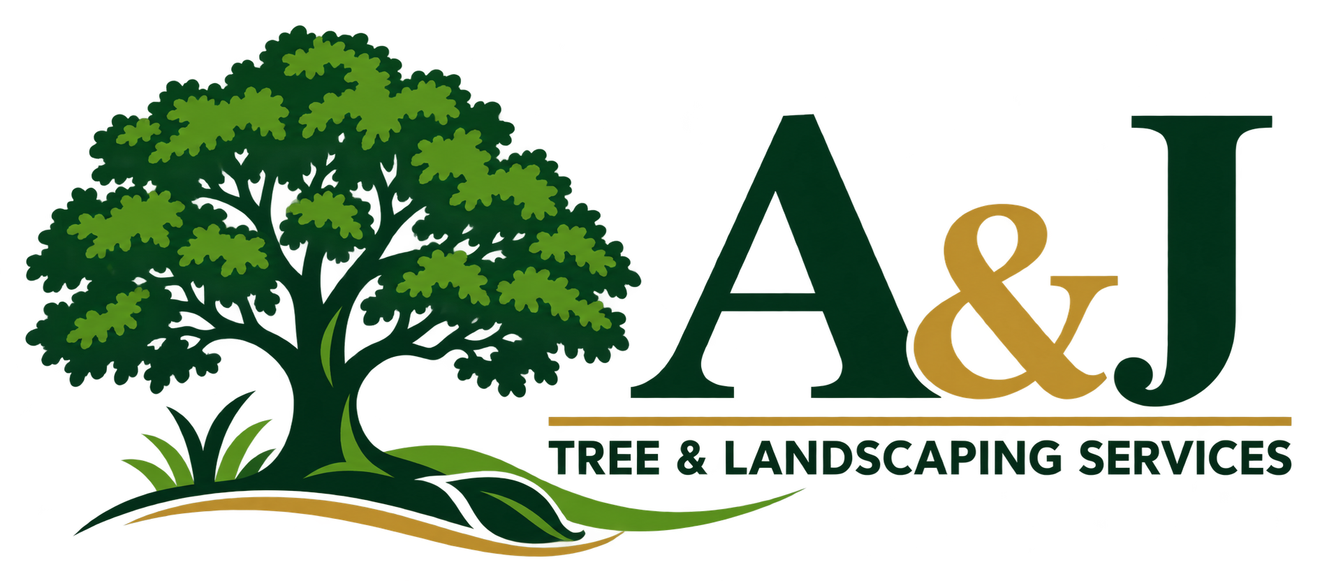 A & J Treecare & Landscapes logo