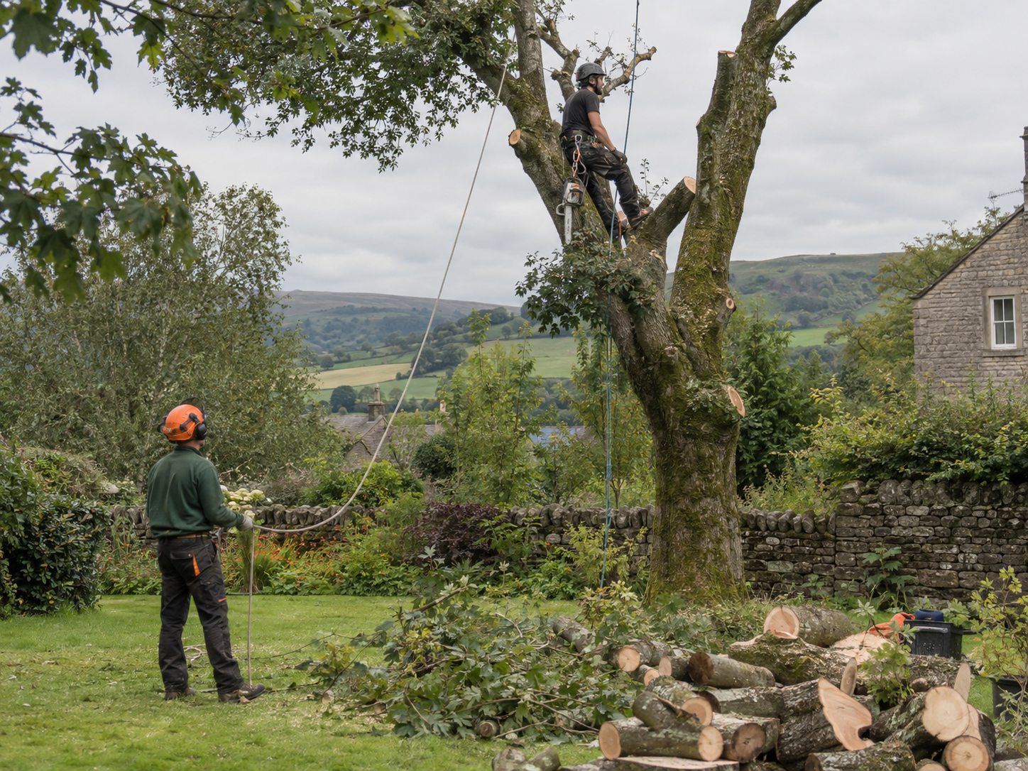 Recent tree care project 1 by A & J Treecare & Landscapes