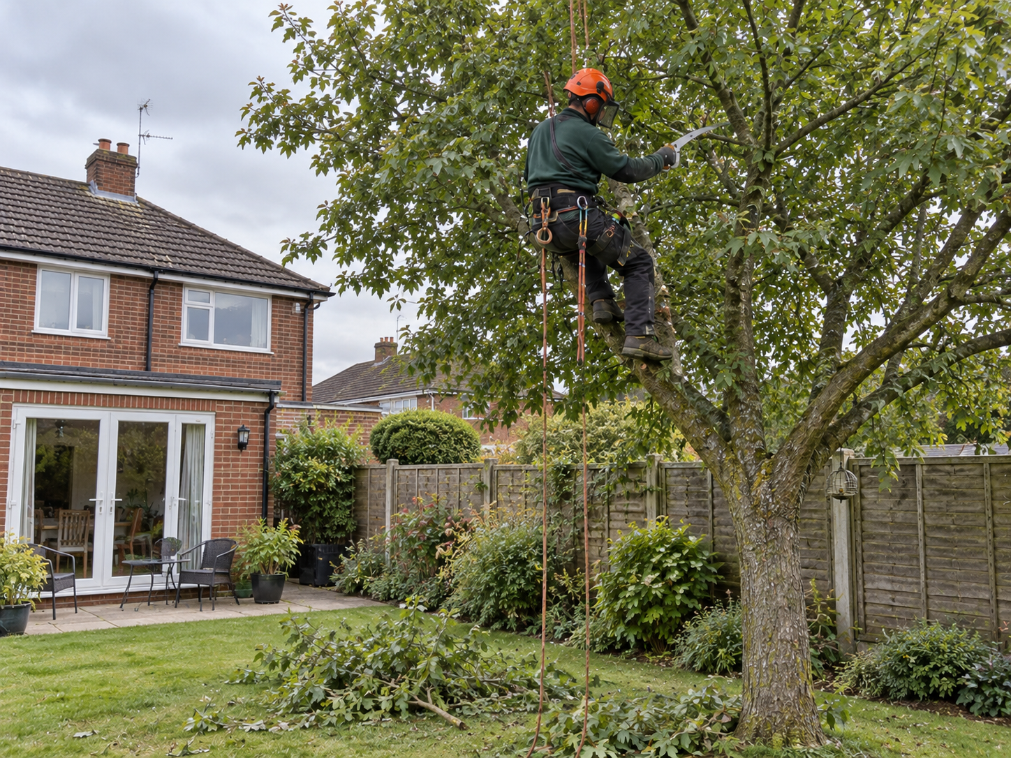 Tree pruning and crown reduction by A & J Treecare & Landscapes