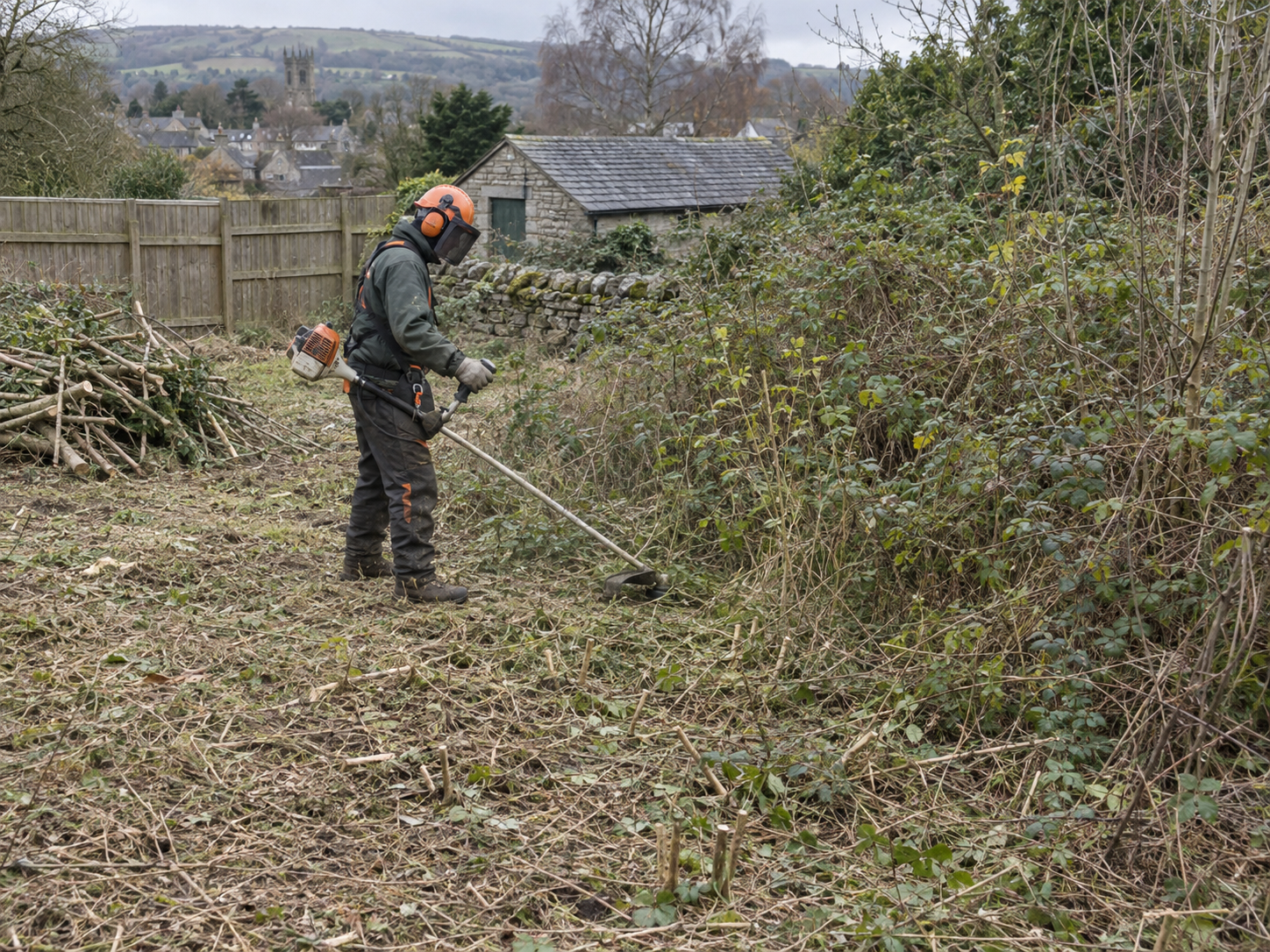 Tree and scrub clearance by A & J Treecare & Landscapes