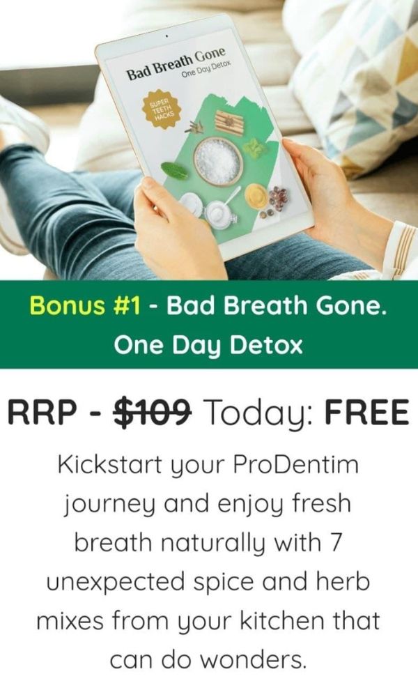 free bonus #1 bad breath gone