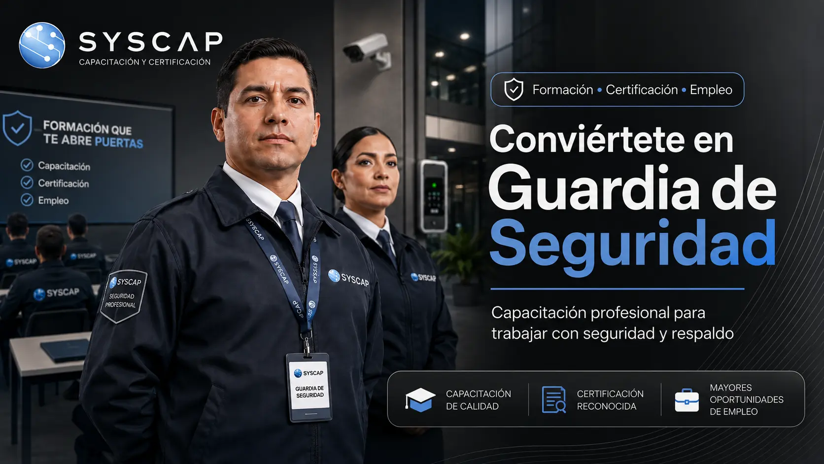 Conviértete en Guardia de Seguridad — Syscap
