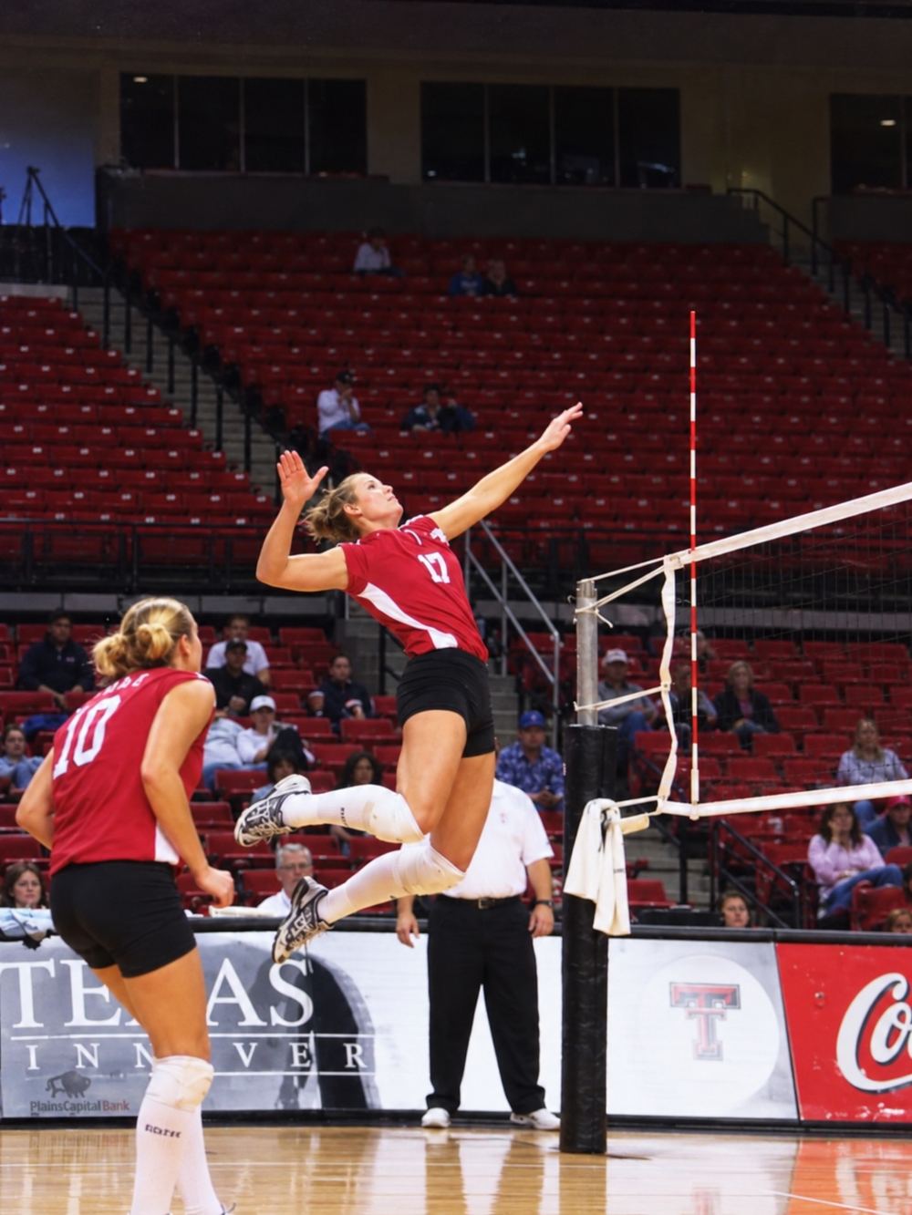 Kelly playing Division I volleyball at Texas Tech
