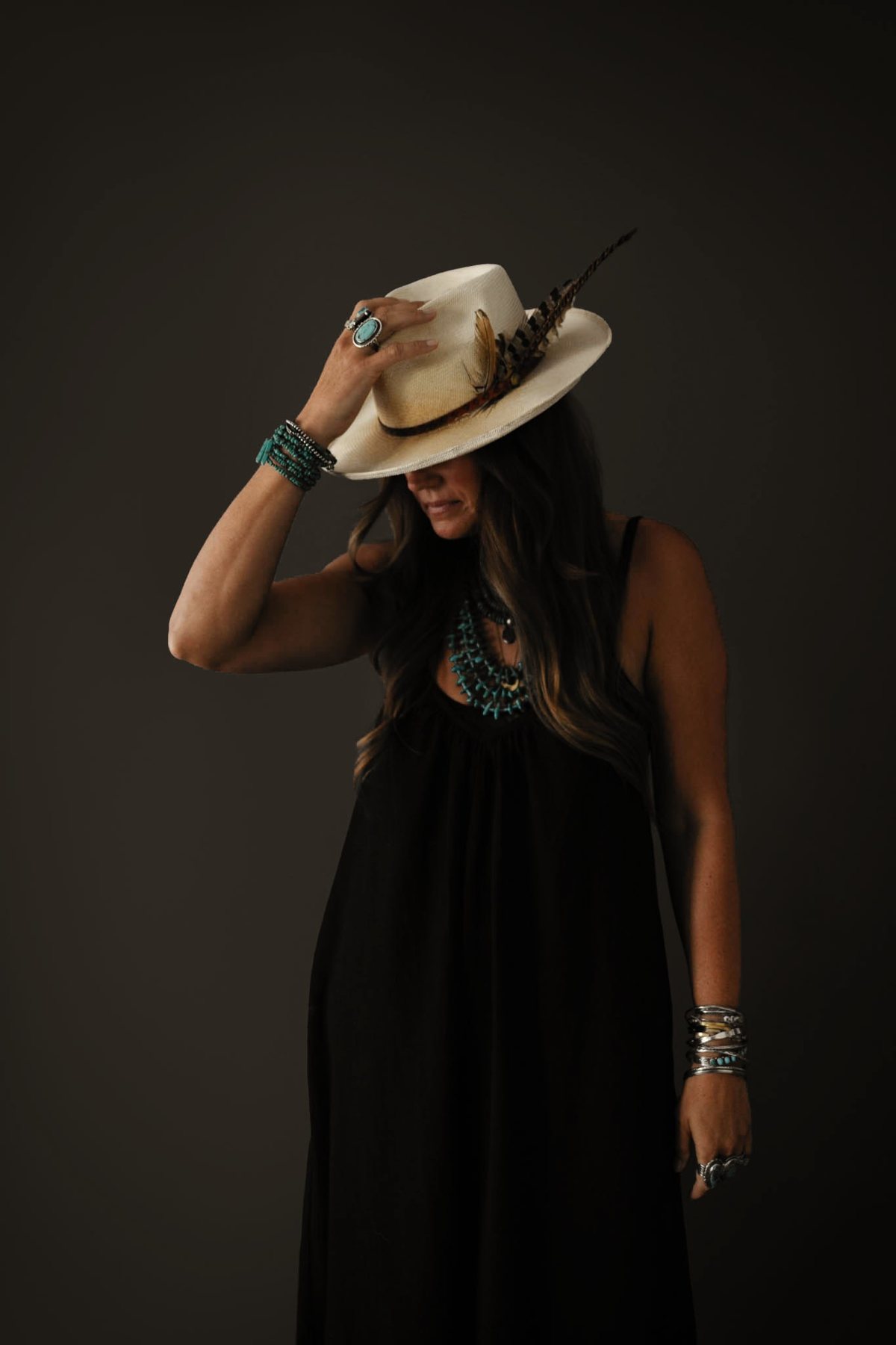 Kelly Brooks Beck, head down in a quiet moment