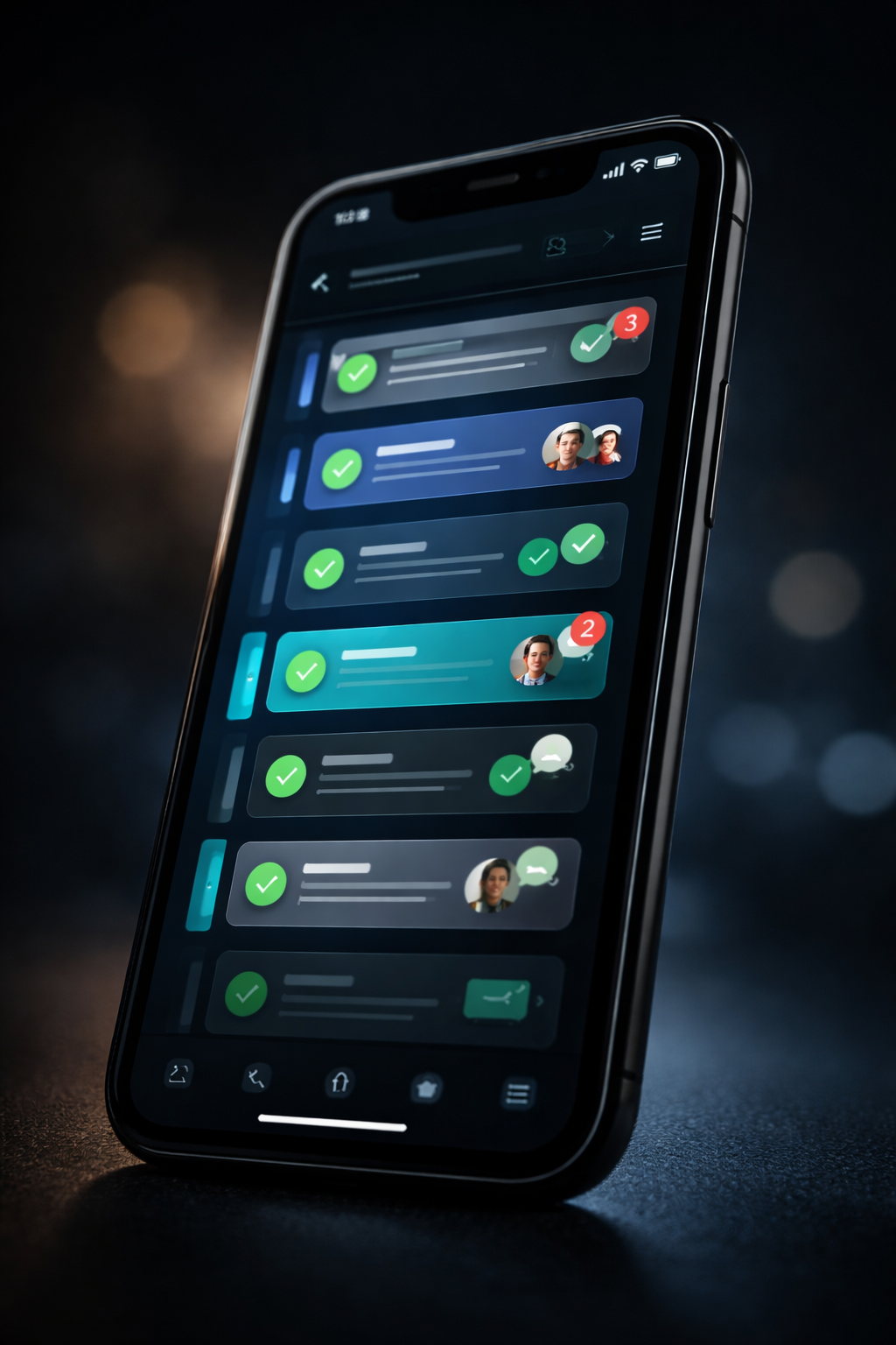 Automated system on phone