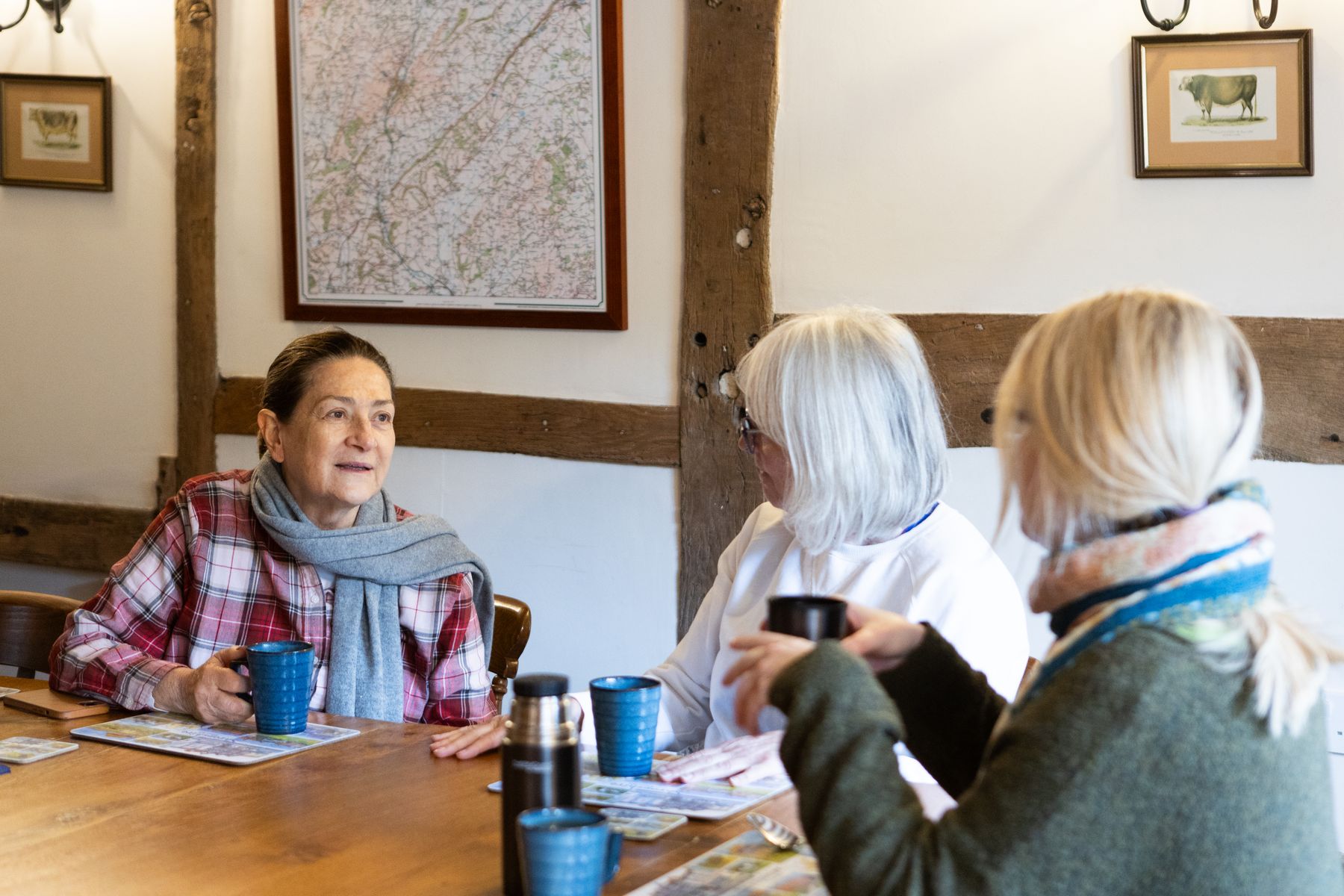 Social tea time at Eaton Manor