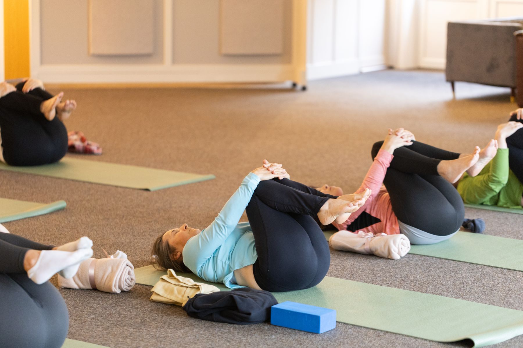 Daily Ayurveda yoga and meditation session