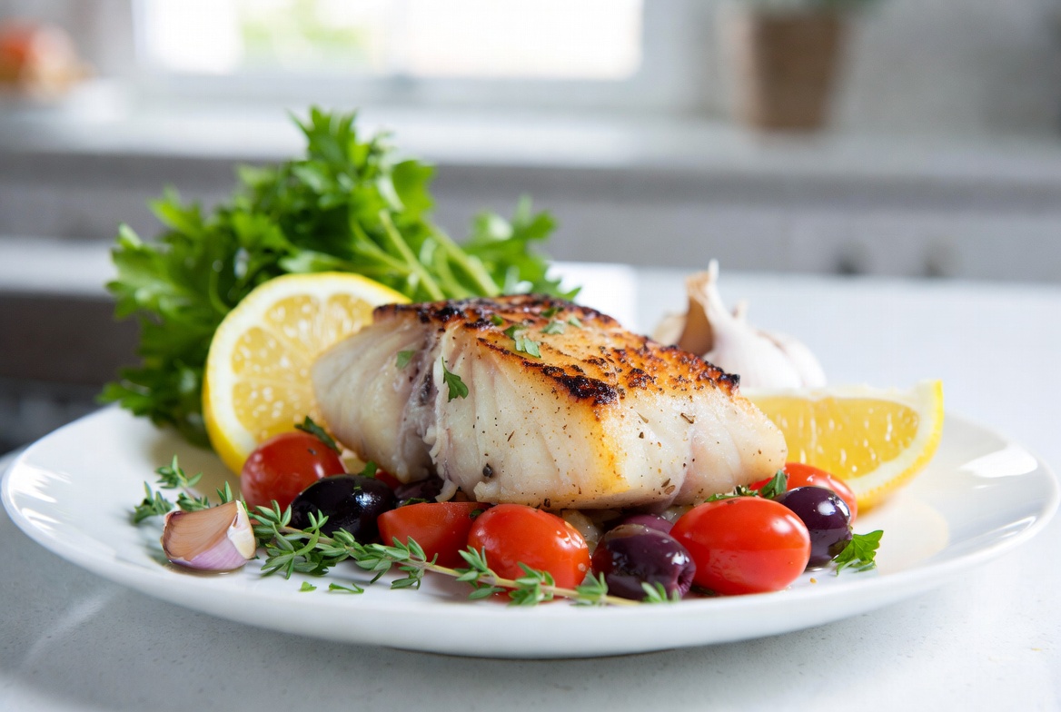 One-Pan Lemon Garlic Baked Cod
