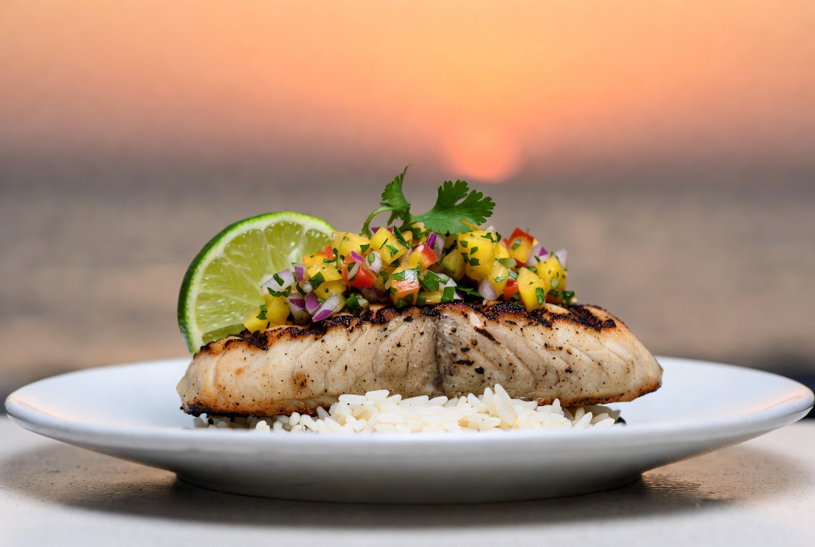 Grilled Mahi Mahi with Pineapple Salsa