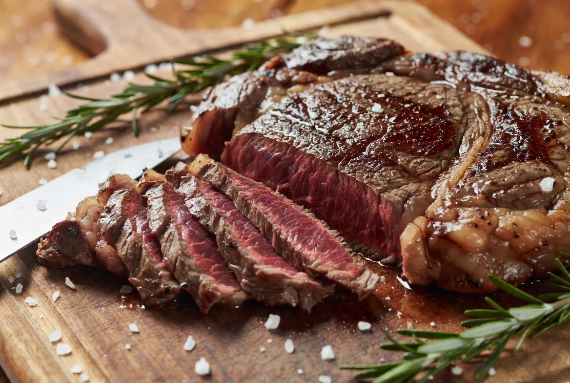 Reverse Seared 100% Florida Grass-Fed Ribeye