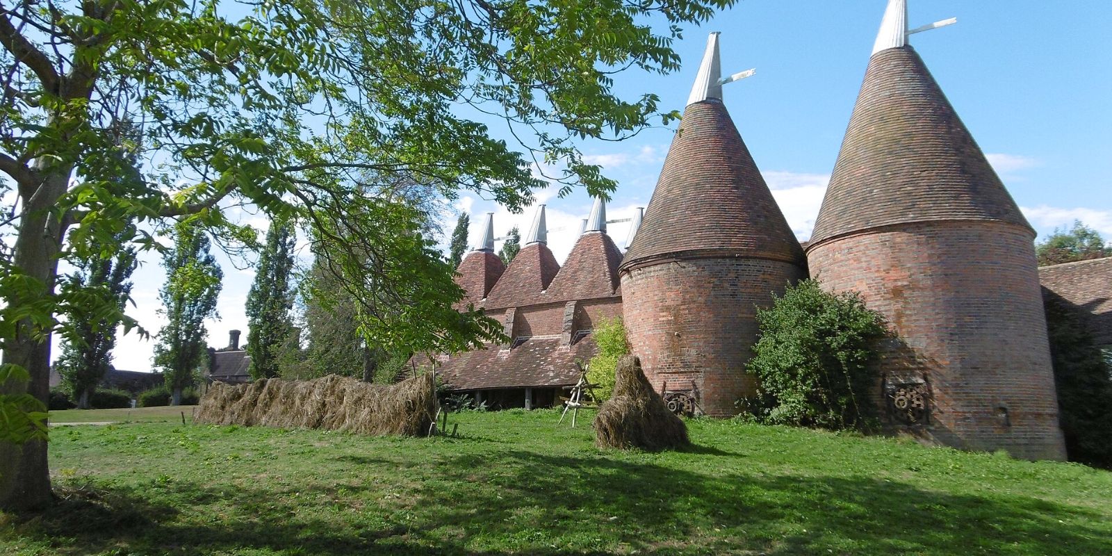 Traditional Kent oast houses at Sissinghurst