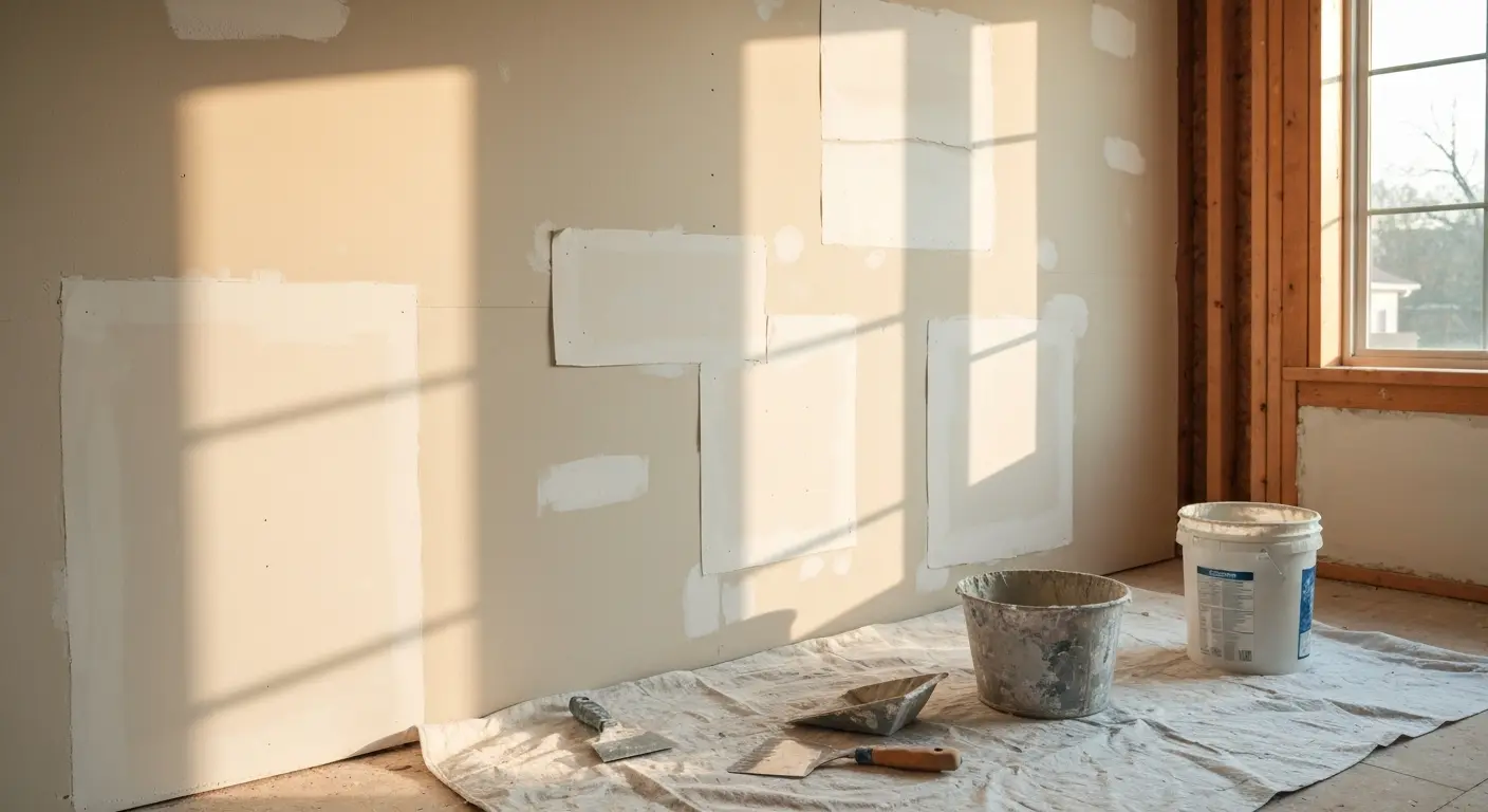 Drywall repair project