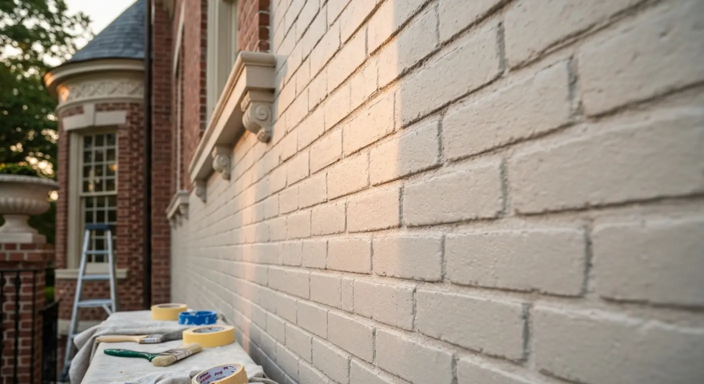 Brick painting service