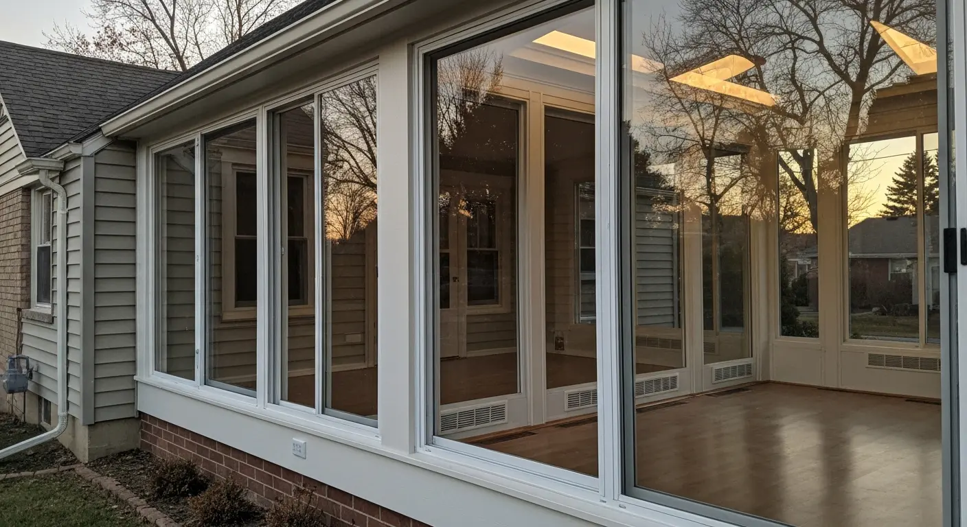 Four-season sunroom