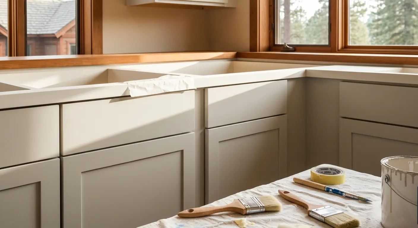 Cabinet painting service