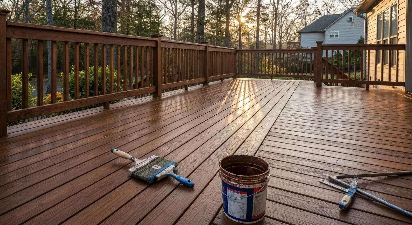 Residential deck staining in Middle, TN