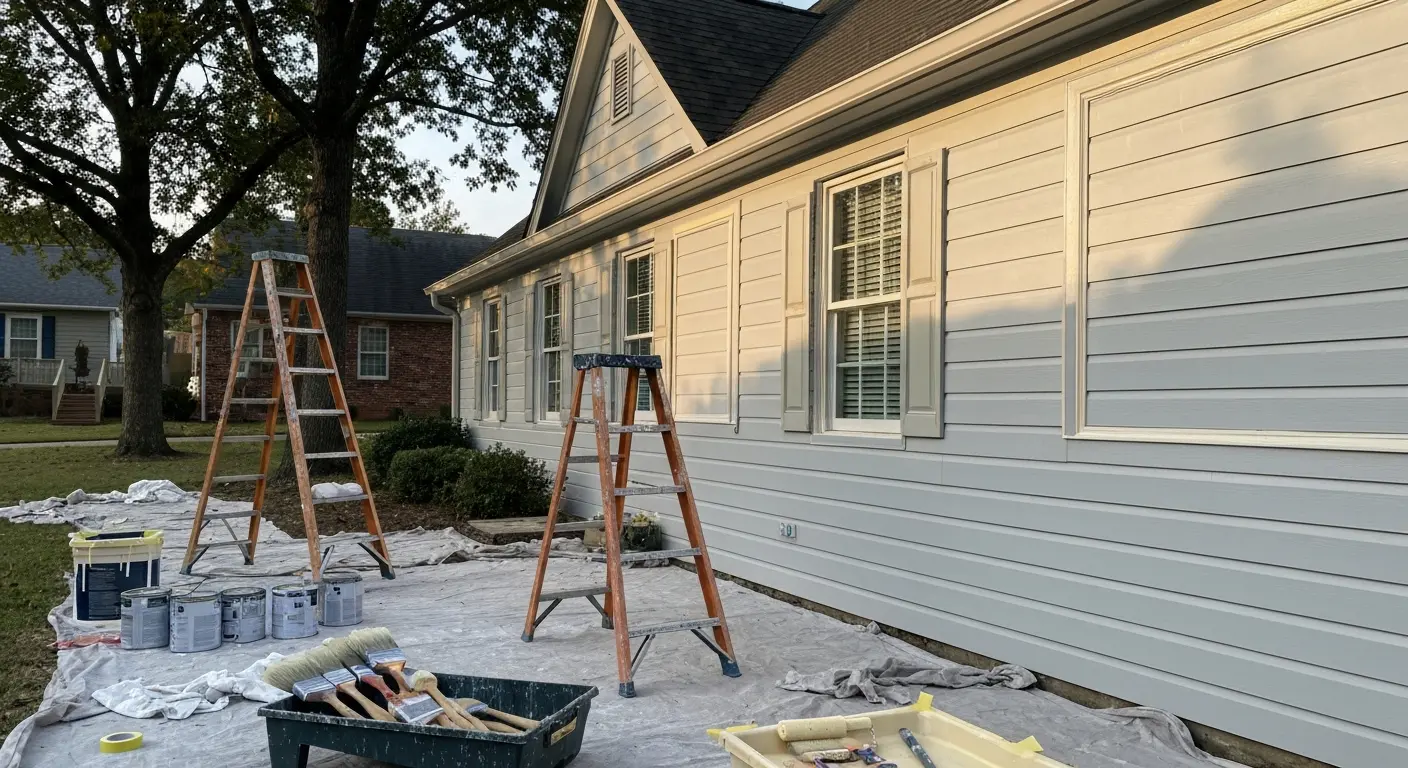 Exterior painting project