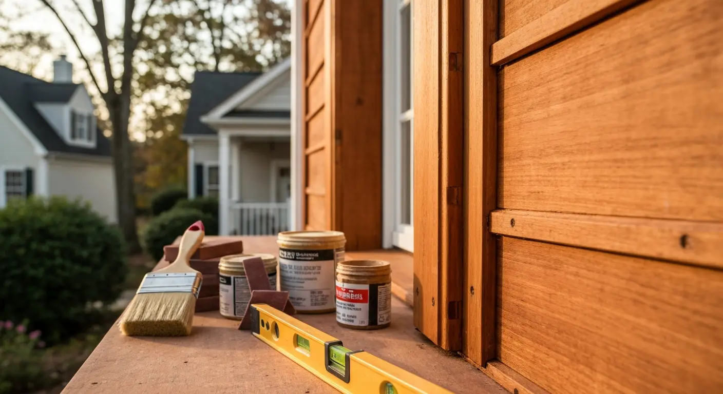 Exterior wood repair