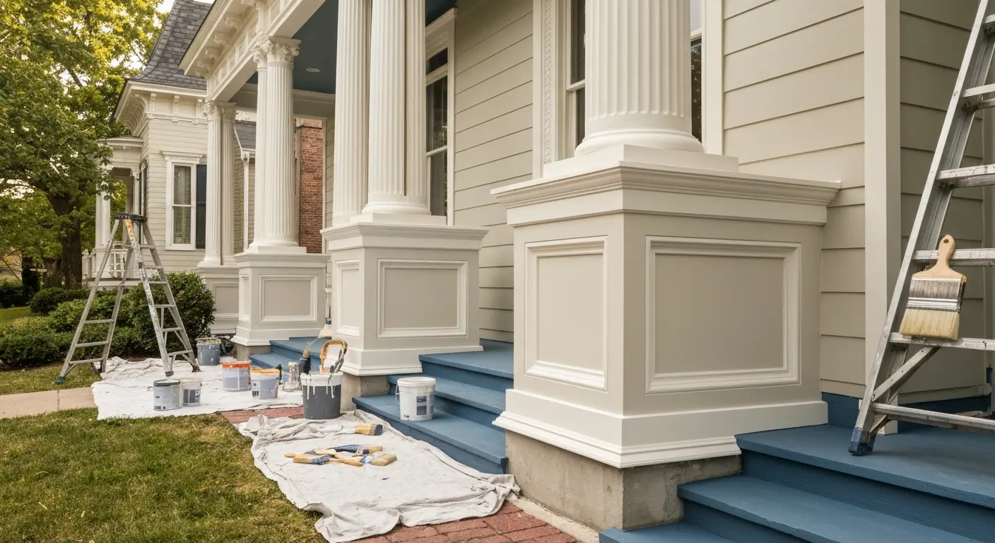 Exterior painting project