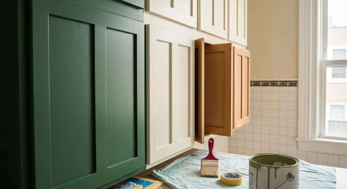 Cabinet painting service