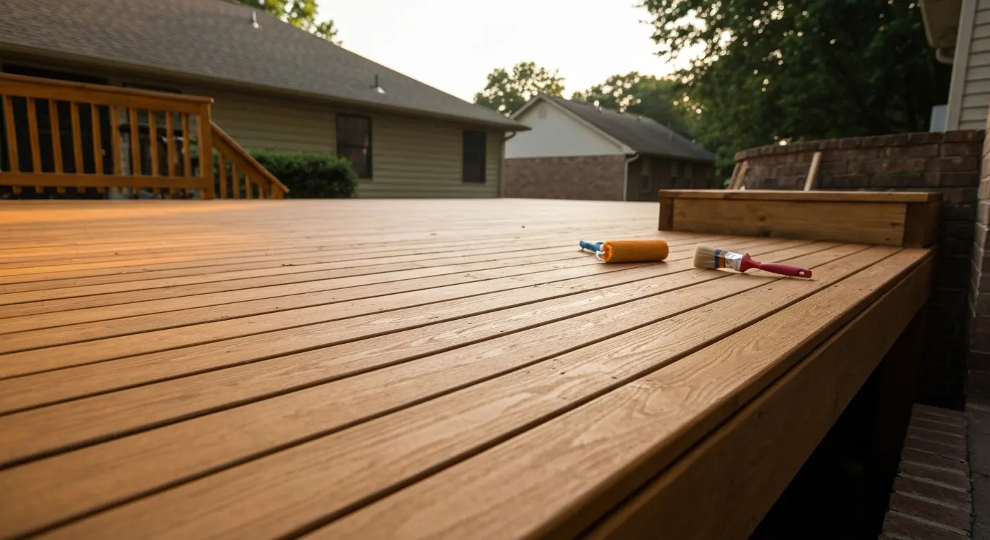 Deck painting service