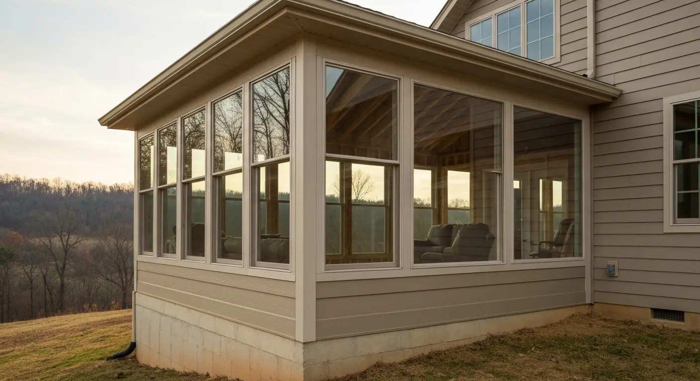 Three-season sunroom