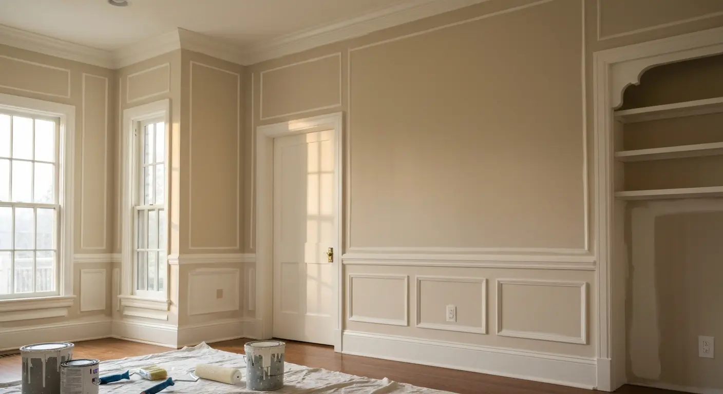 Interior painting in Belle Meade home
