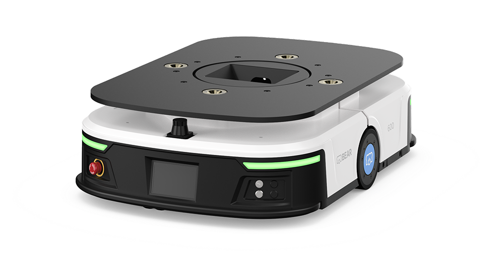 Indoor Robot Making a Delivery