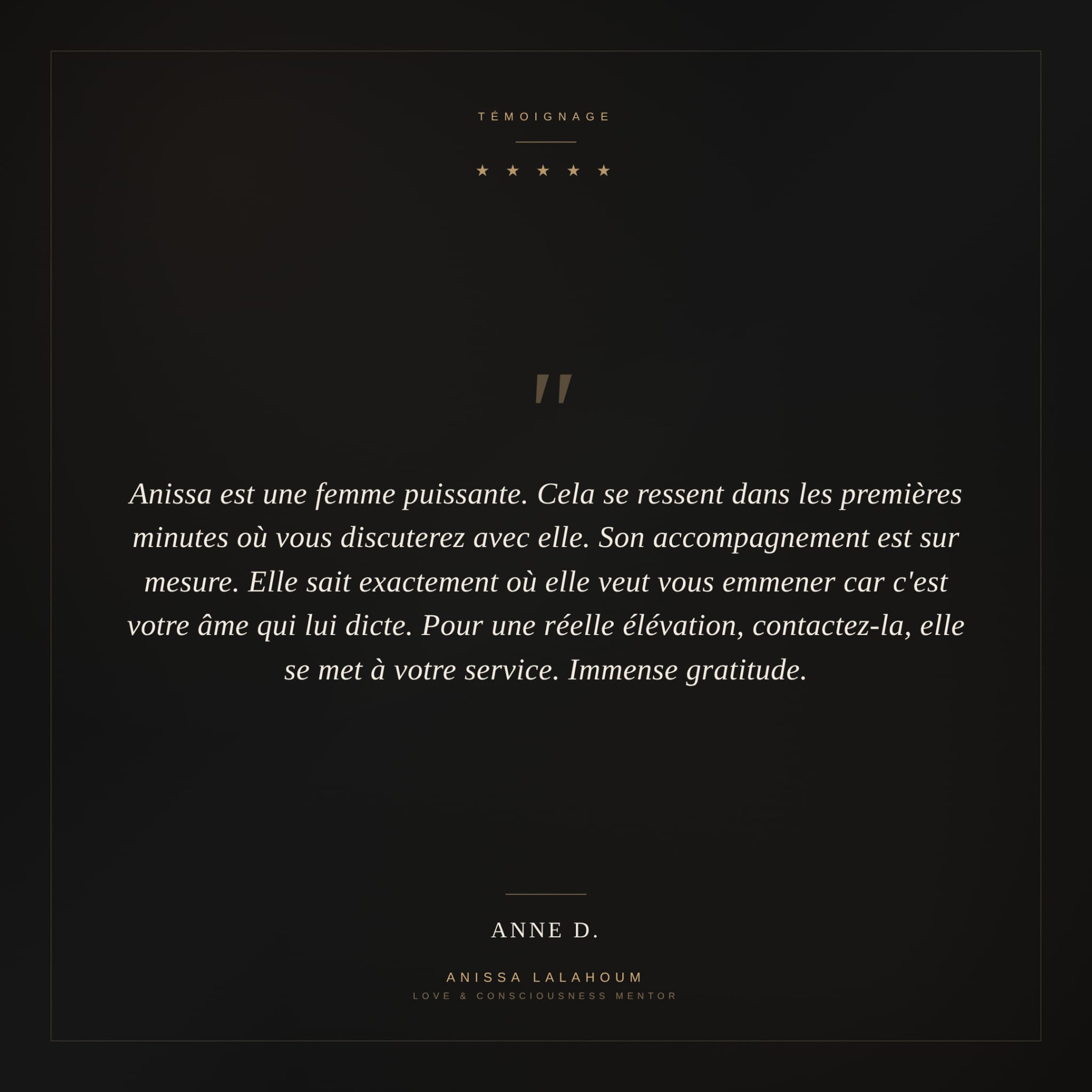 Ce qu'une membre du Cercle en dit