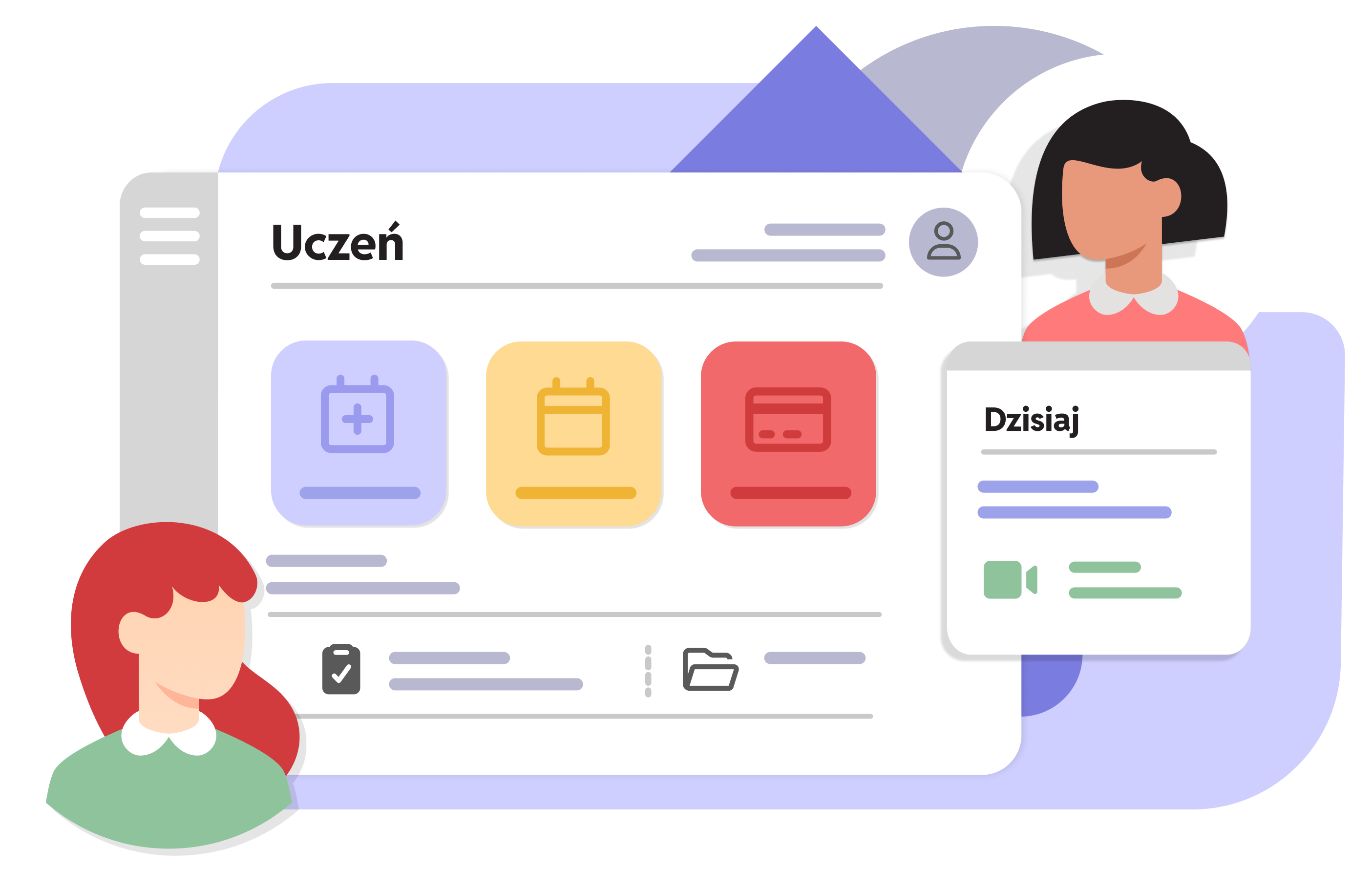 Widok materiałów platformy Learnify