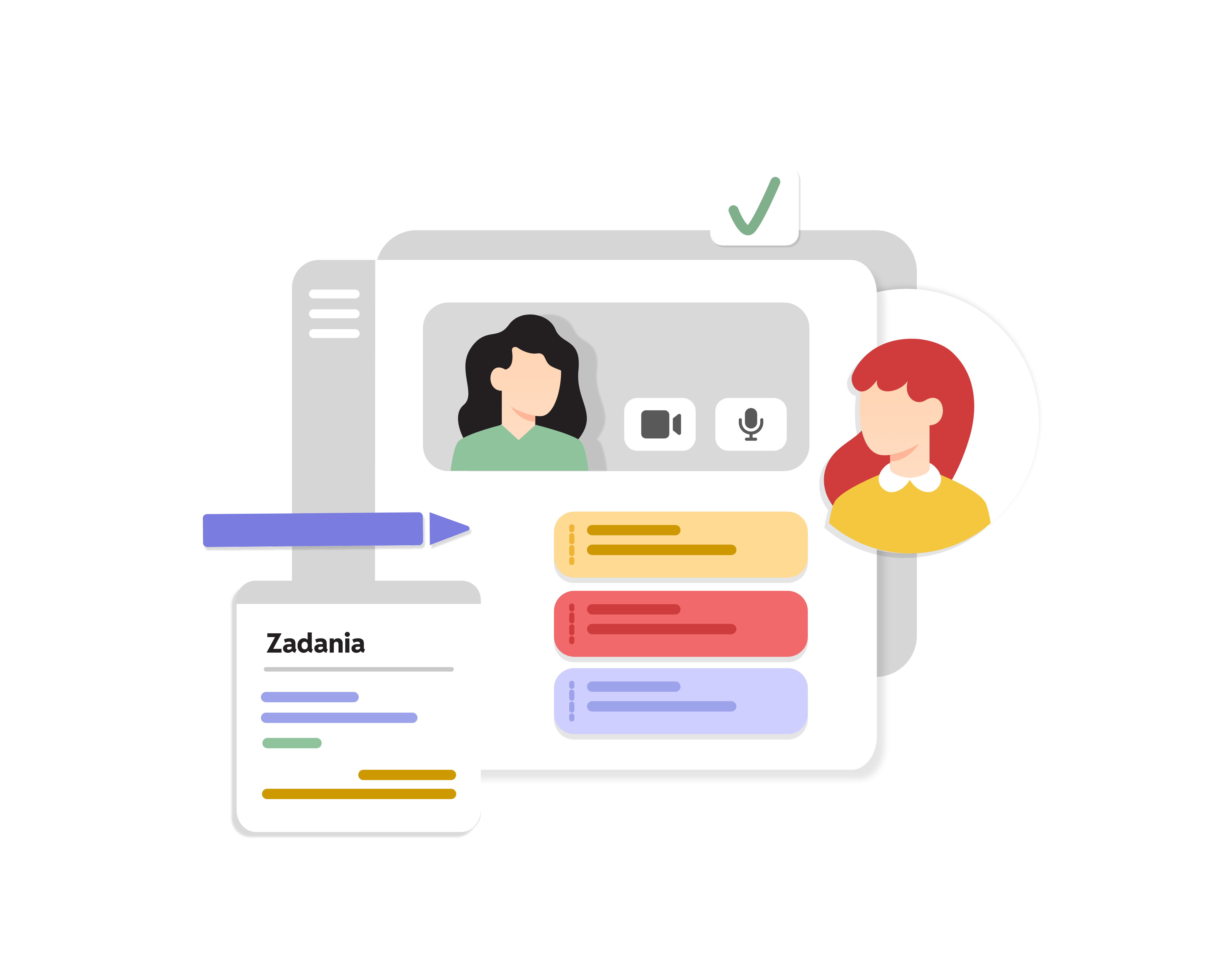 Widok notatek z zajęć platformy Learnify