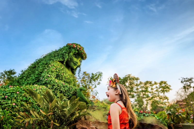 Niña en Walt Disney World