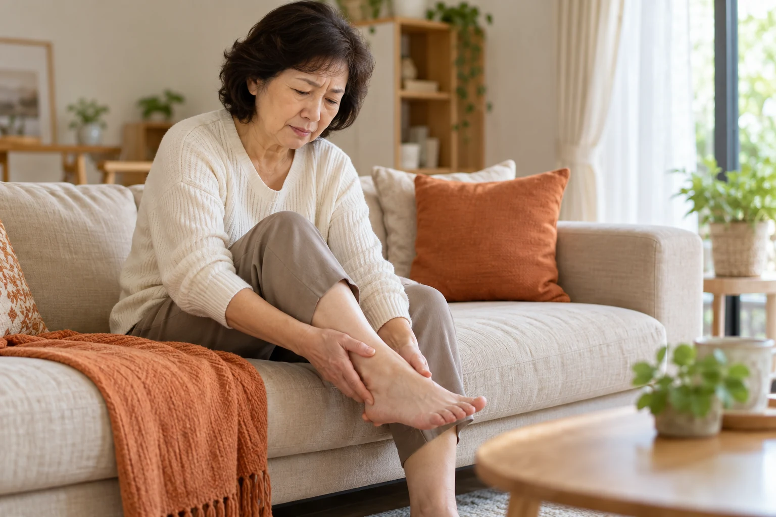 3️⃣ 脚麻、脚冷或肿胀
