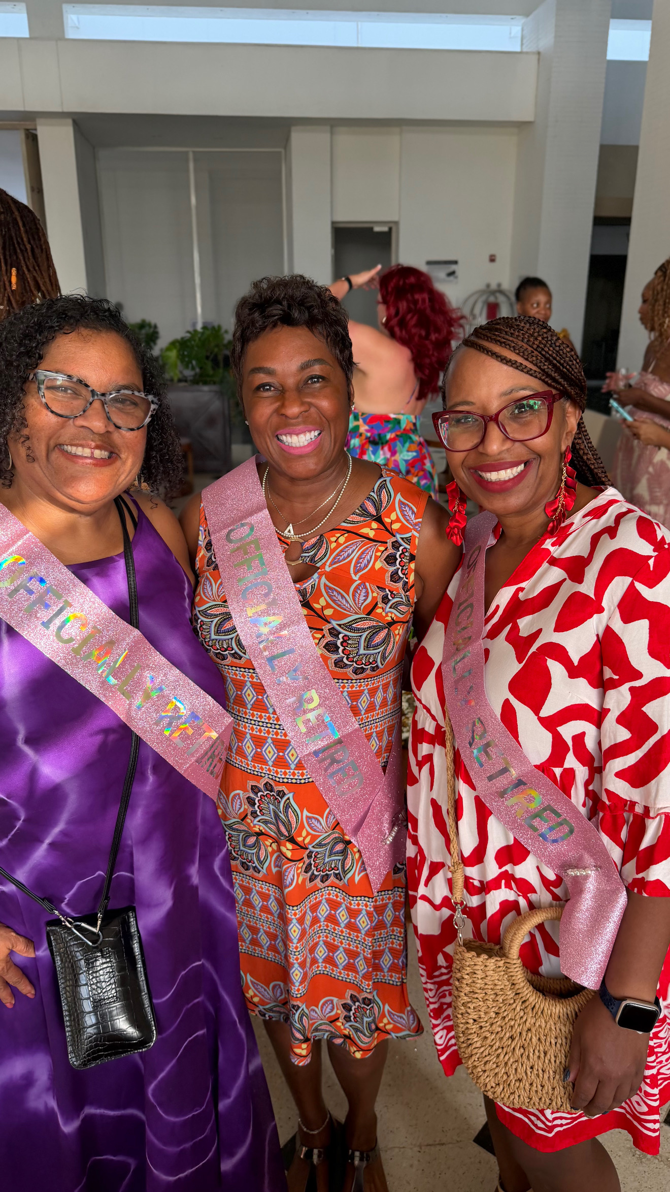 Women celebrating together during the WANTED Woman Escape in Cartagena Colombia