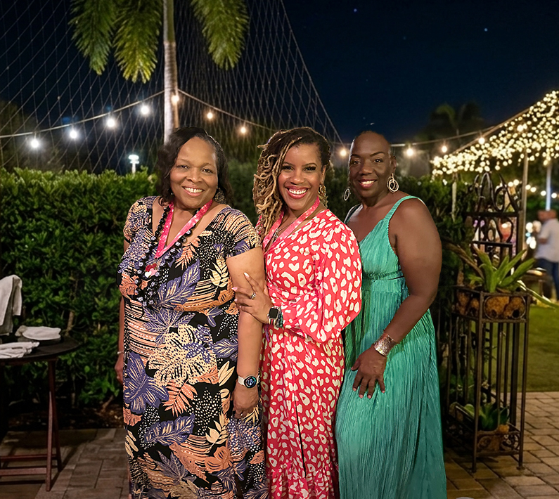 Women celebrating together during the WANTED Woman Escape in Costa Rica