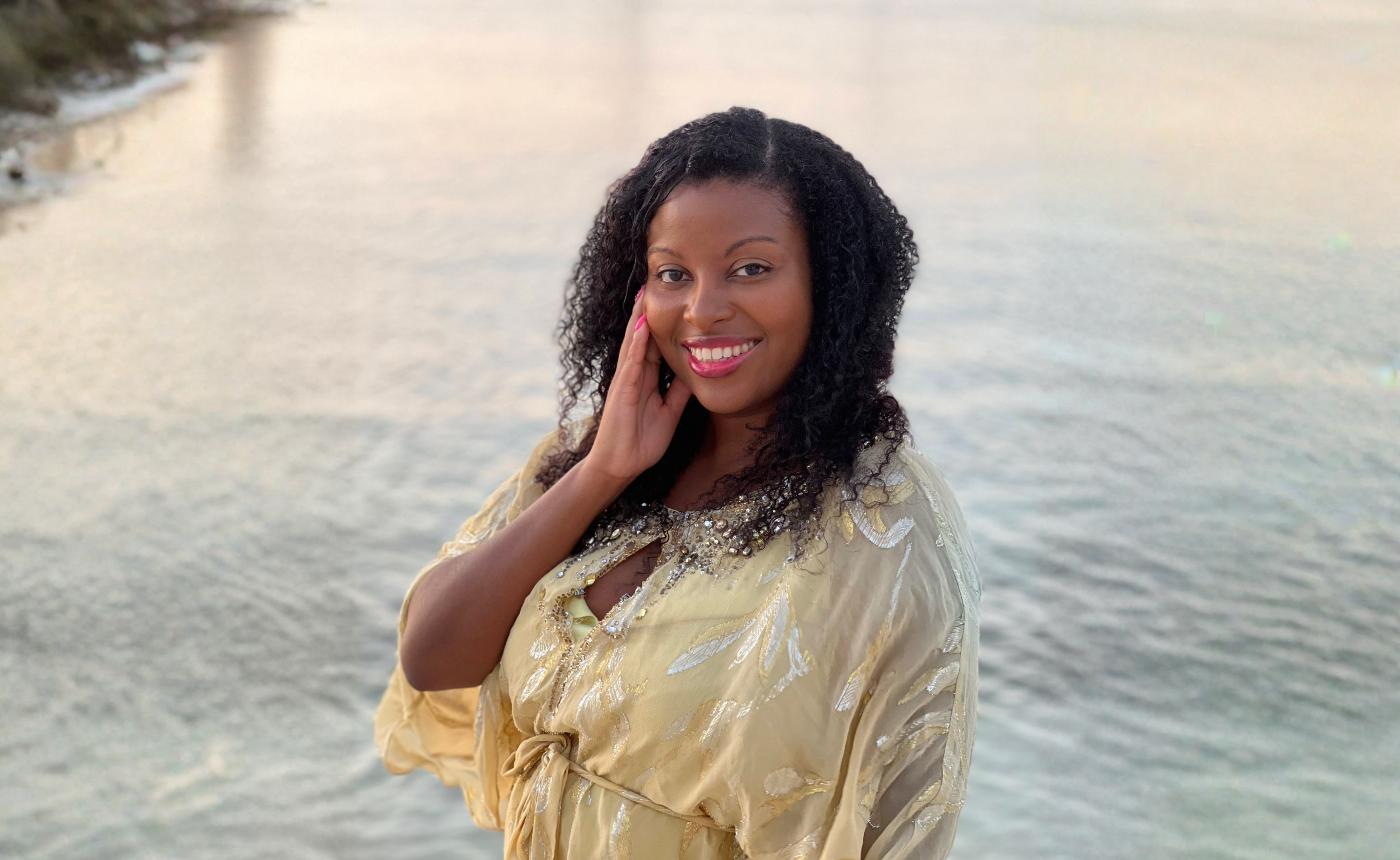 Woman smiling during the WANTED Woman Escape in Jamaica Caribbean