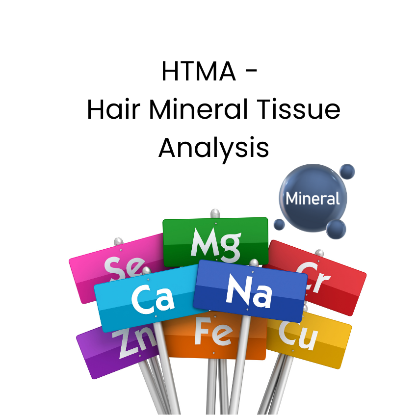 Hair tissue mineral distribution diagram