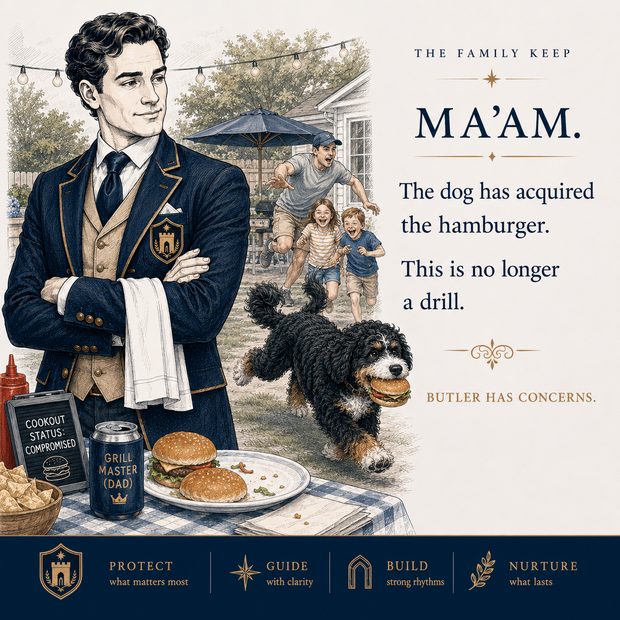 Butler dispatch: the dog has acquired the hamburger, this is no longer a drill