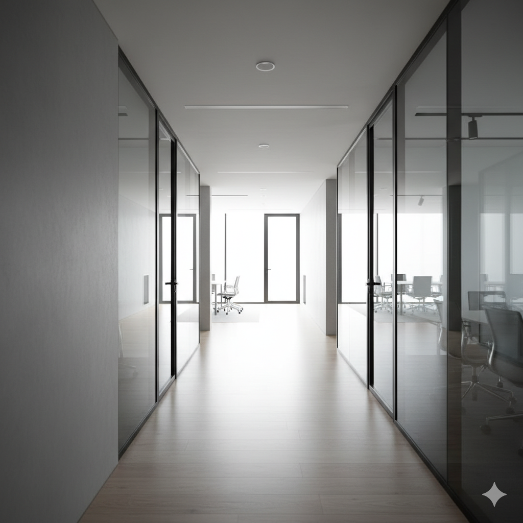 Executive boardroom — the room your authority will fill