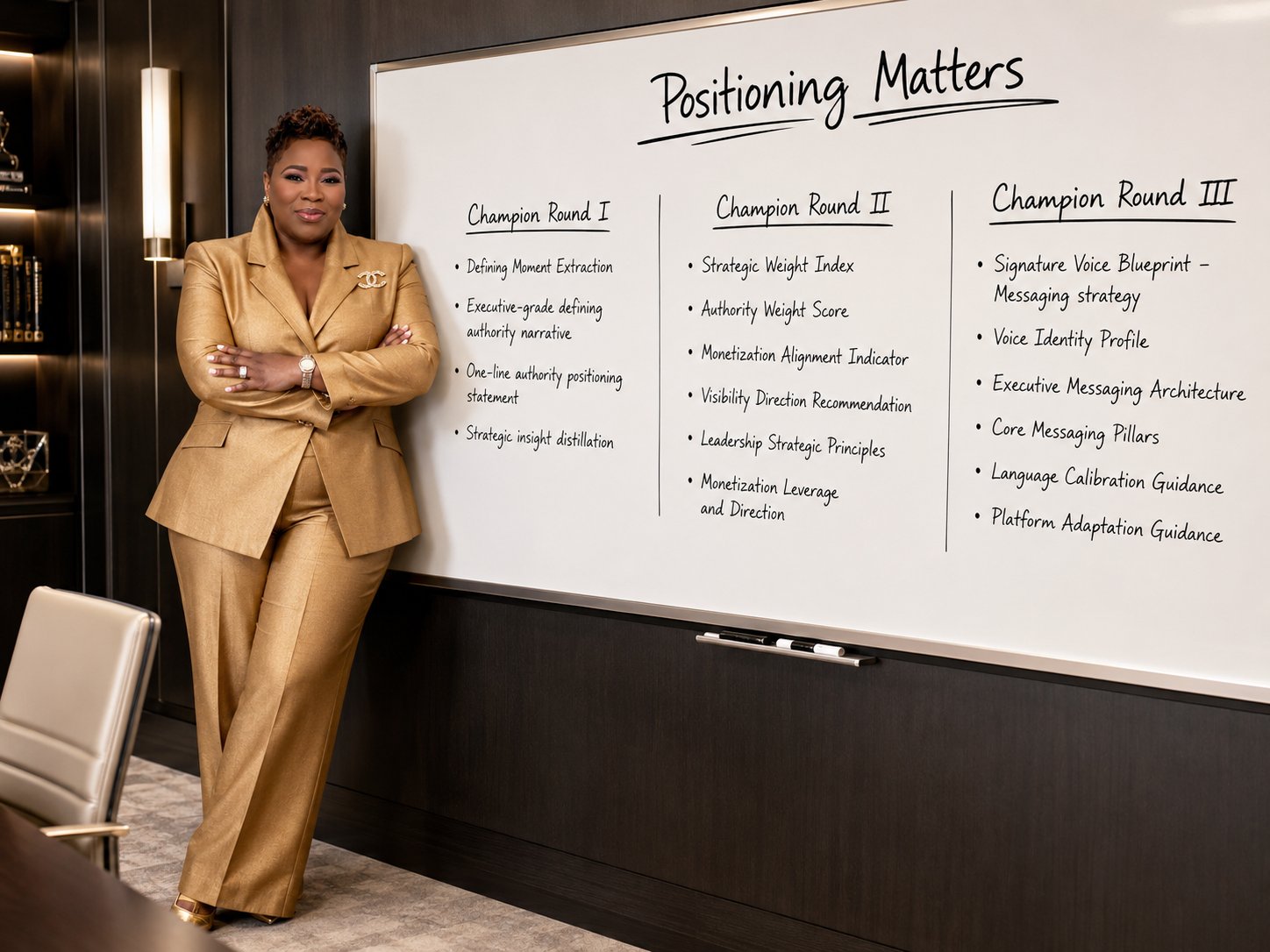 Mary H. Davis Champion Authority System Three Rounds — Executive Authority Workshop