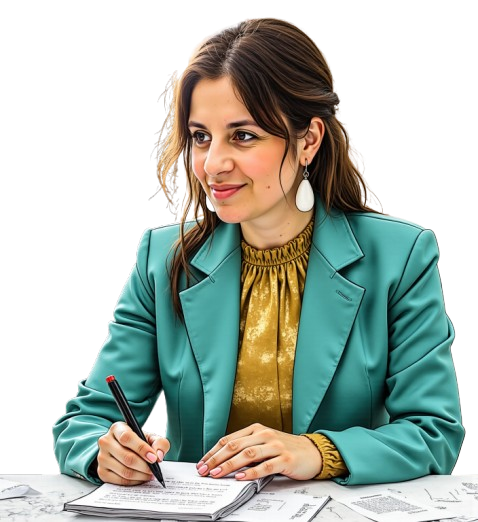 A photorealistic, high-quality image of a confident person standing in a social setting, such as a lively café or networking event, with subtle red flags visible in the background—small red flags placed discreetly near certain individuals who are engaged in suspicious or negative body language. The main subject is in sharp focus, making direct eye contact with the viewer, conveying expertise and trustworthiness. The background is softly blurred to maintain emphasis on the subject and the red flags, ensuring the image integrates seamlessly with text wrapping around it. The lighting is natural and warm, maintaining a professional and inviting tone suitable for a blog.