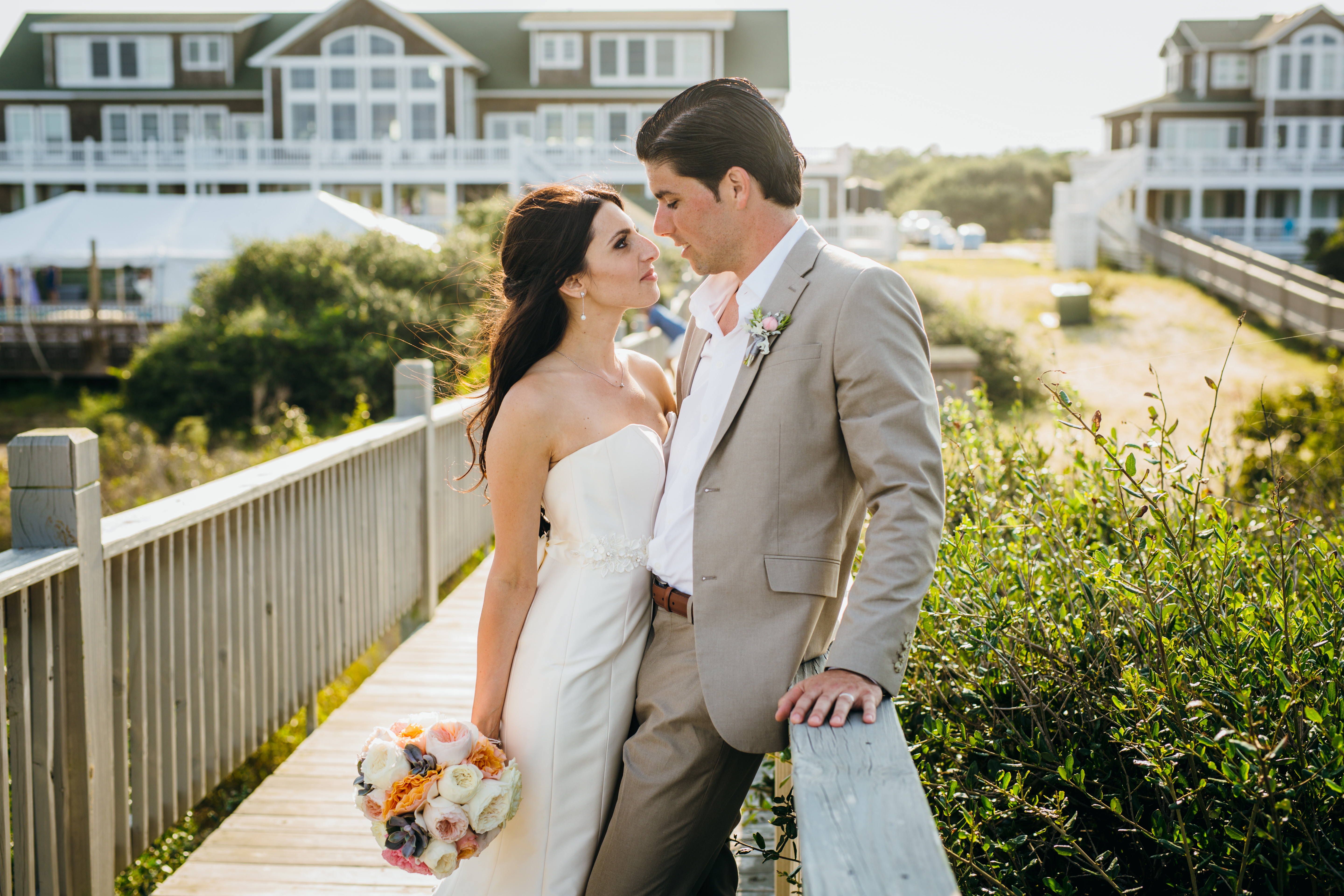 Oceanfront wedding at a LuxStay estate