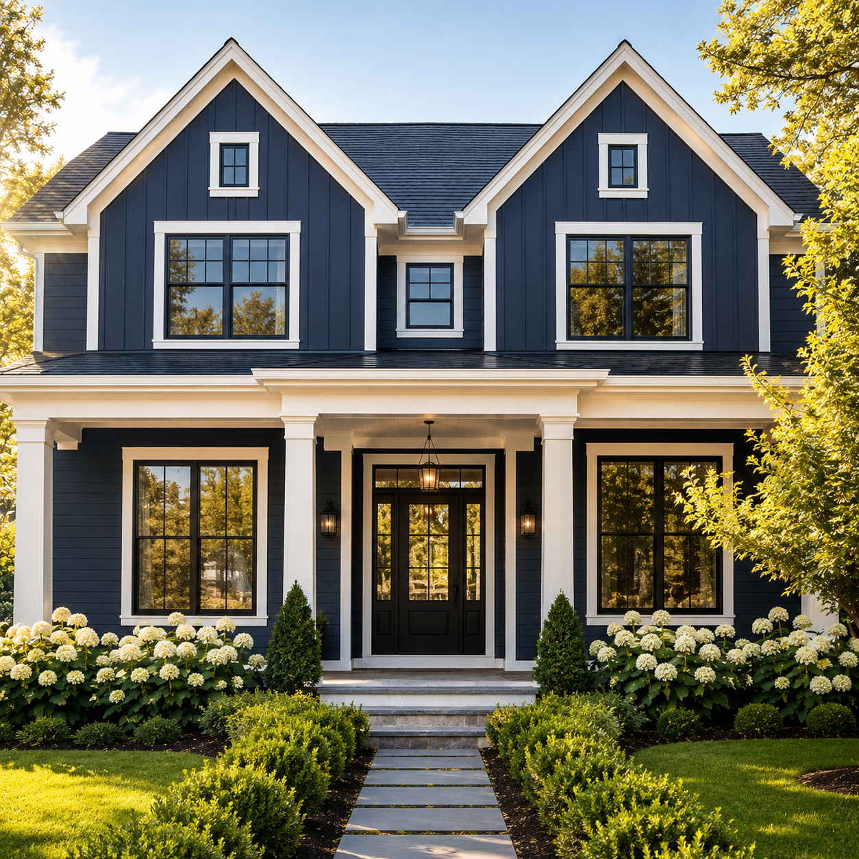A luxury home immaculately painted by Big House Painters