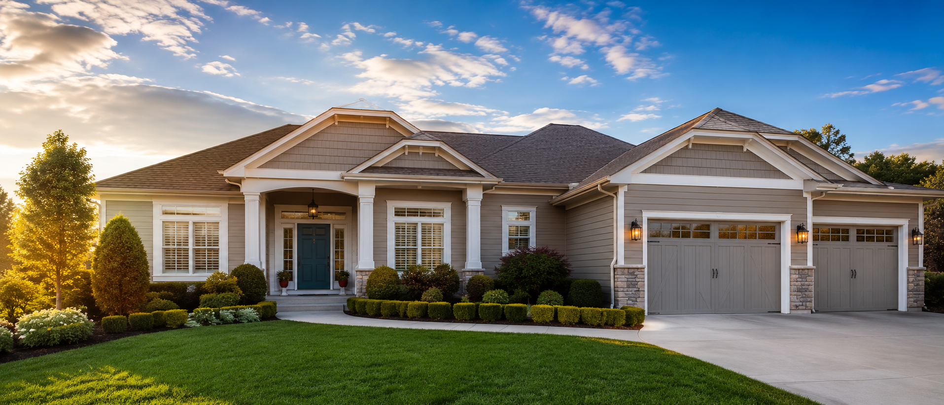 Finished exterior painting by Big House Painters in Liberty, MO